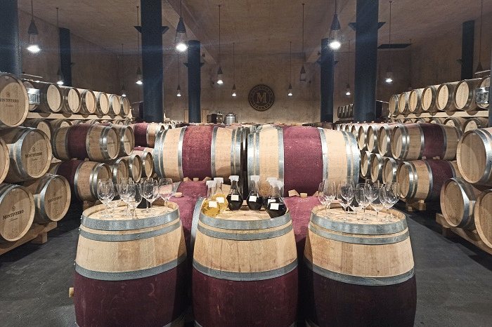 Monteverro, degustazione in cantine e tank d'acciaio