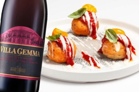 Pallotte abruzzesi e Cerasuolo d’Abruzzo Superiore Villa Gemma 2022 Masciarelli