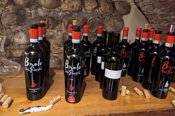 I vini in degustazione brolo dei giusti cantine di verona