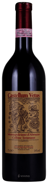 Montepulciano d’Abruzzo Colline Teramane Castellum Vetus 2019 Centorame