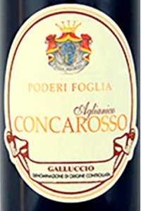 Galluccio Rosso Conca Rosso 2022 Poderi Foglia