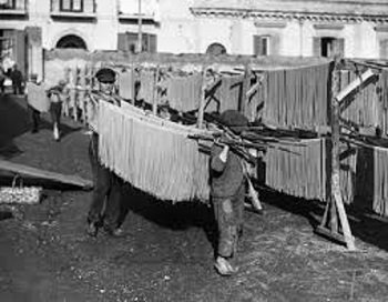 Pasta production early 1900s
