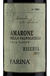 Amarone della Valpolicella Classico Riserva Mezzadro alla Fontana 2015 Farina Wines