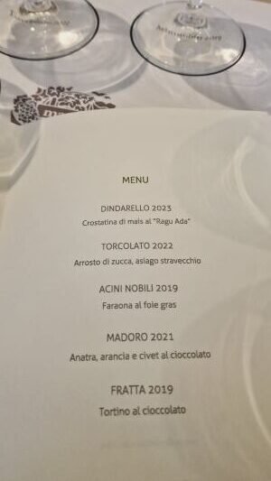 Menù Daniel Canzian