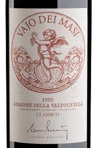 Amarone della Valpolicella Classico Vajo dei Masi 1999 Masi