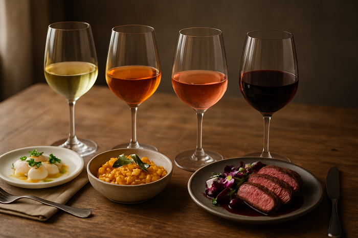 Abbinamento cromatico vino cibo