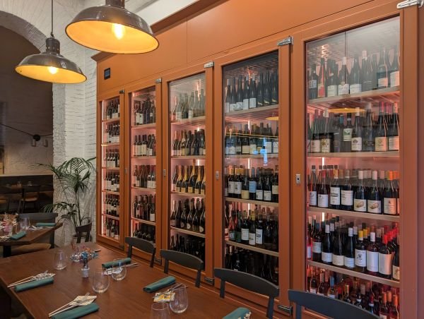 Cambio Trastevere, cantina