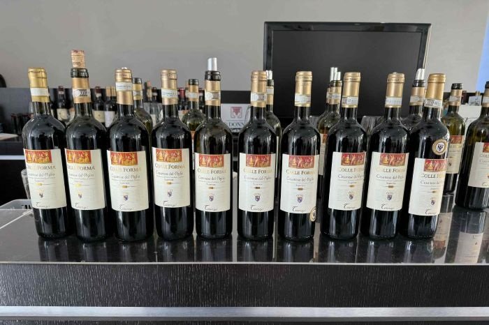 10 annate di Cesanese del Piglio Superiore Colle Forma Giovanni Terenzi