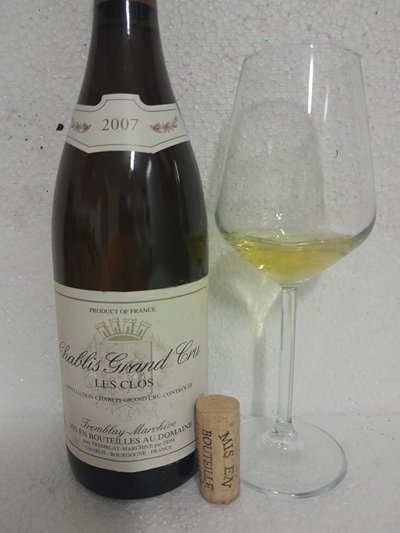 5. Chablis Grand Cru Les Clos 2007 Tremblay Marchive