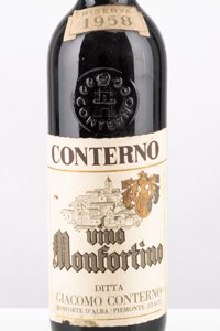 Barolo Riserva Monfortino 1958 Giacomo Conterno