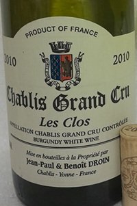 Chablis Grand Cru Les Clos 2010 Jean-Paul & Benoît Droin