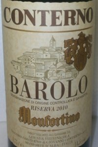 Barolo Riserva Monfortino 2010 Giacomo Conterno