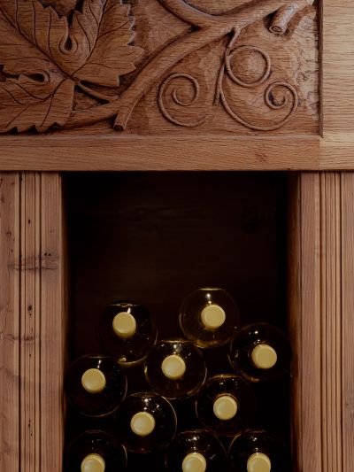 Bottega vini Cortina, dettaglio