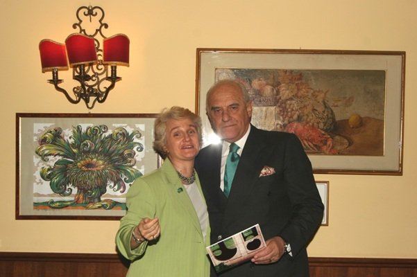 Marina Thompson e Aldo Brachetti Peretti nel 2005