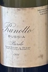 Barolo Bussia 1996 prunotto
