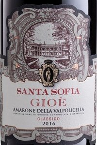 Amarone della Valpolicella Classico Gioè 2016 Santa Sofia