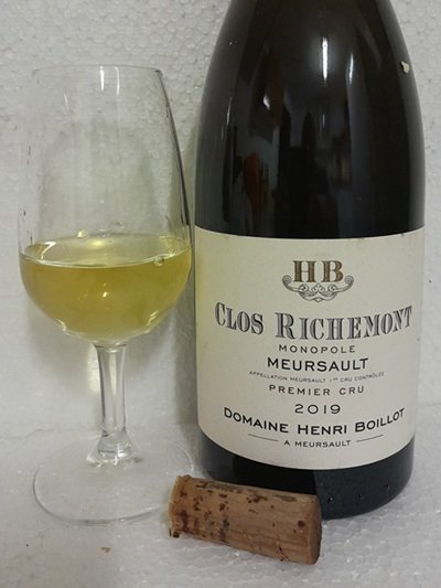 Meursault Clos Richemont Monopole 1er Cru 2019 Domaine Henri Boillot