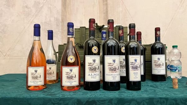 Castello Viscogliosi, vini in degustazione