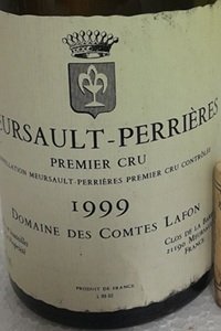 Meursault 1er Cru Les Perrières 1999 Comtes Lafon