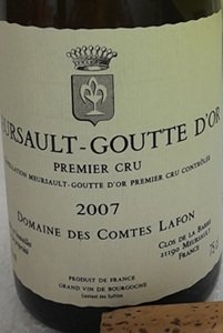 Meursault Goutte d'Or 1er Cru 2007 Domaine des Comtes Lafon