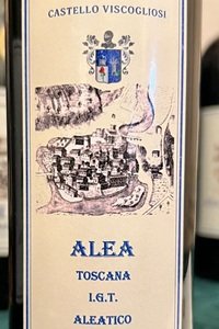 Toscana Aleatico Alea 2024 Castello Viscogliosi