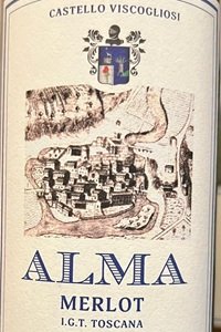 Toscana Merlot Alma 2022 Castello Viscogliosi