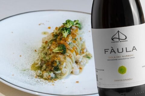 Spaghetti con calamaretti e Isola dei Nuraghi arvisionadu Faula 2024