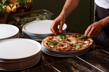 Tullia Prati Rome, the pizza