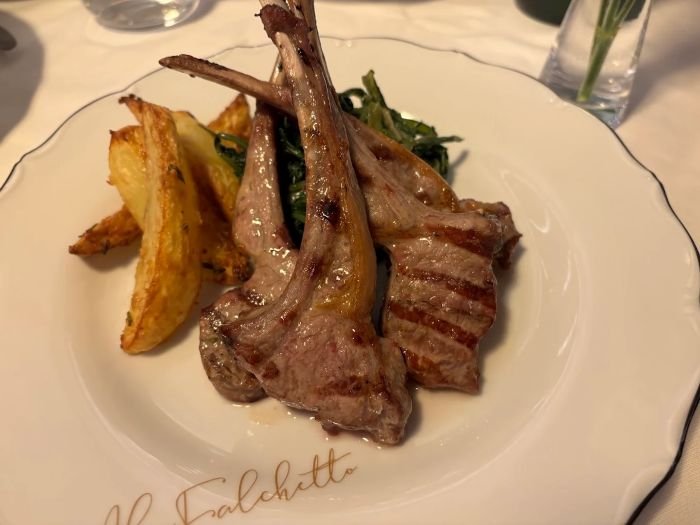 Scottadito-style lamb chops