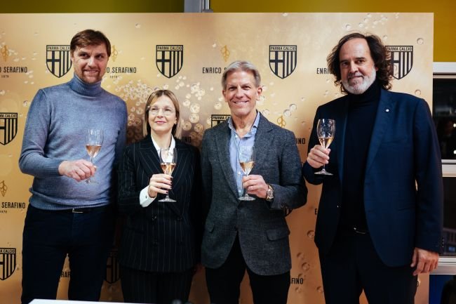 Luigi Apolloni - allenatore di calcio ed ex calciatore italiano; Giulia Bettagno - Head of Wine Krause Group; Kyle J. Krause - President Krause Group; Marco Osio - allenatore di calcio ed ex calciatore italiano