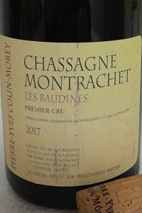 Chassagne-Montrachet Premier Cru Les Baudines 2017 Pierre Yves Colin
