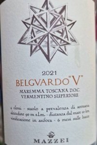 Maremma Toscana Vermentino Superiore Belguardo V 2021 Tenuta Belguardo