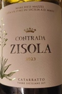 Terre Siciliane Catarratto Contrada Zisola 2023 Tenuta Zisola