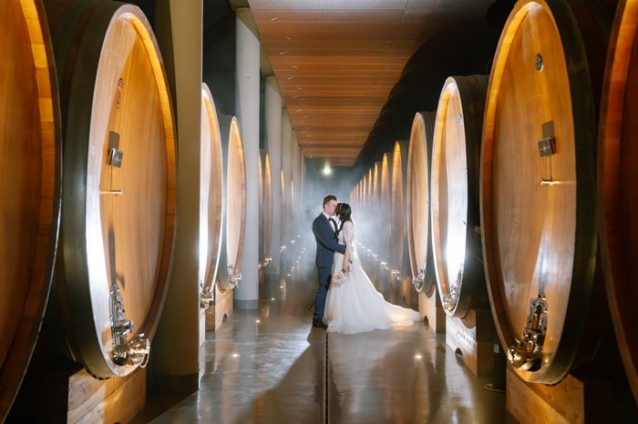Fattoria del Cerro, newlyweds in the winery