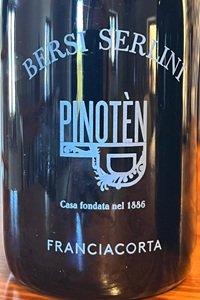 Franciacorta Dosaggio Zero Pinotèn 2019 Bersi Serlini