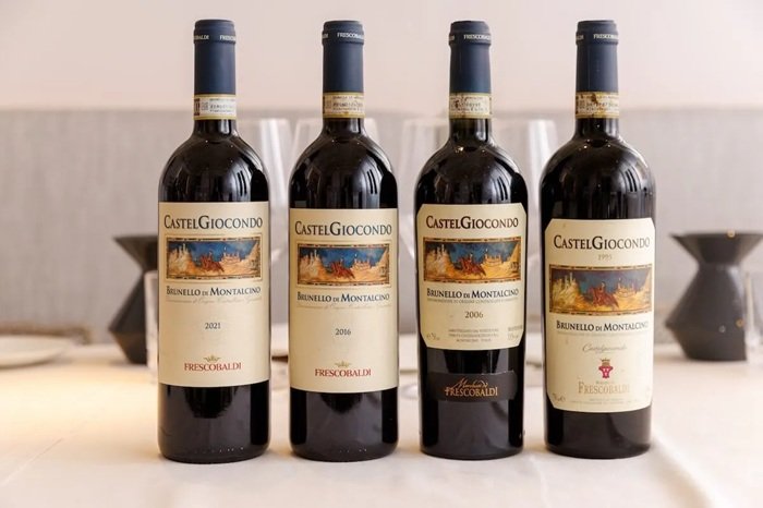 Brunello di Montalcino Castelgiocondo, verticale 4 annate