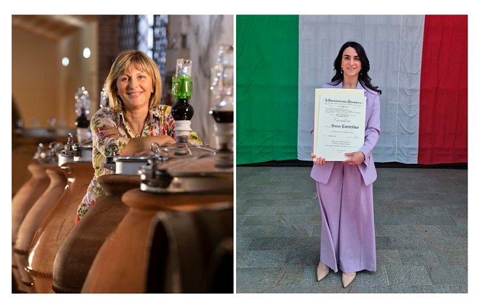 Graziana Grassini e Denise Cosentino Cavaliere della Repubblica