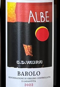 Barolo Albe 2022 Vajara