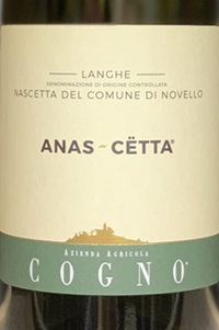 Langhe Nascetta del Comune di Novello Anas-cetta 2016 Elvio Cogno