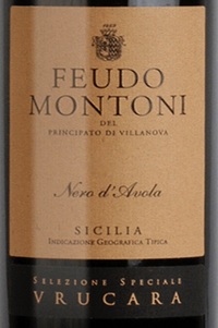 Sicilia Nero d’Avola Vrucara 2022 Feudo Montoni