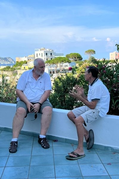 Antiche Cantine Migliaccio Ponza Luciano Lombardi e Vincenzo Mercurio