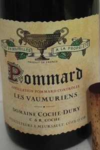 Pommard Les Vaumuriens 2010, Domaine Coche-Dury