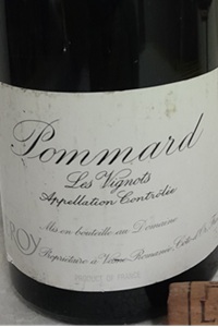Pommard Les Vignots 2001, Domaine Leroy
