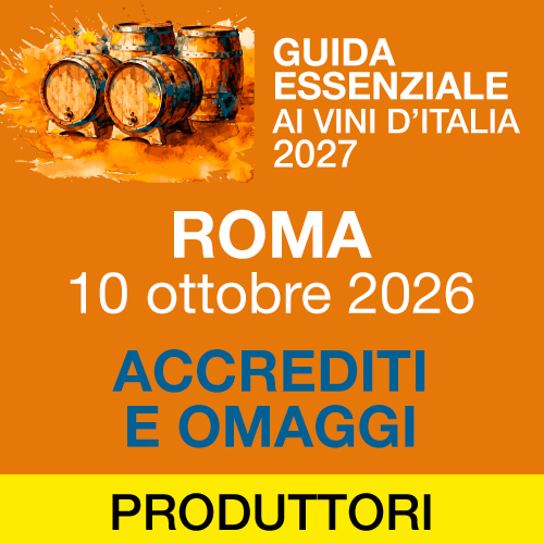 Presentazione "Guida Essenziale ai Vini d'Italia 2027" - ROMA PRODUTTORI