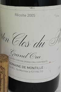 Corton Grand Cru Clos du Roi 2005, Domaine de Montille