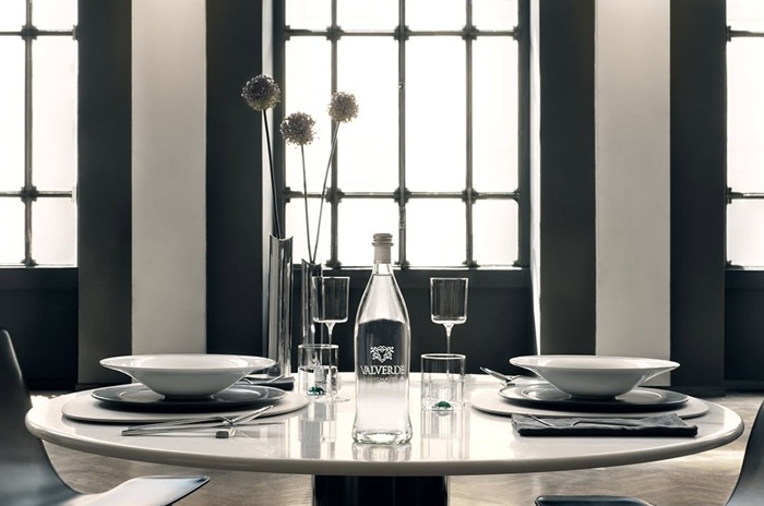 acqua valverde al ristorante