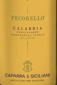 Calabria Bianco Pecorello 2025 Caparra & Siciliani 