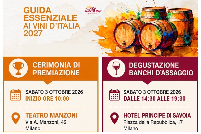 Degustazione DoctorWine Milano sabato 3 ottobre