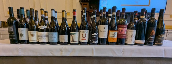 I vini della Masterclass a Londra